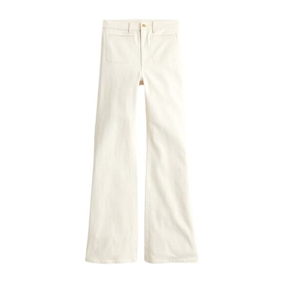 J.Crew Women’s Vintage Flare Jeans Ecru Wash Denim CF223 Size 26 New - Picture 1 of 13